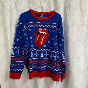 Rolling Stones Christmas Sweater! Tacky Vintage Sweater for Men or Women